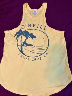 Girls (juniors) O'Neill Yellow Tank Top ⭐️💛